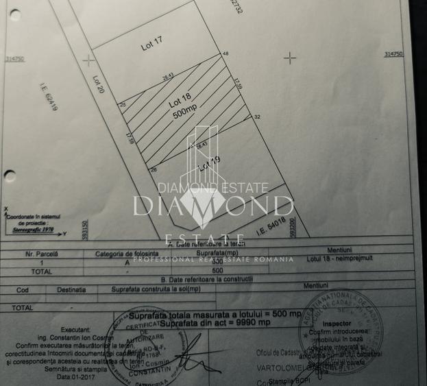 0% Comision | Teren intravilan 500mp Comuna Berceni - Strada Miorita - 2