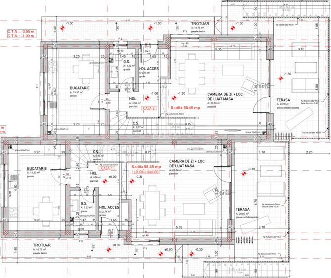 Case cuplate, cu pompa de caldura, panouri fotovoltaice, terasa, zona Vivo - 16