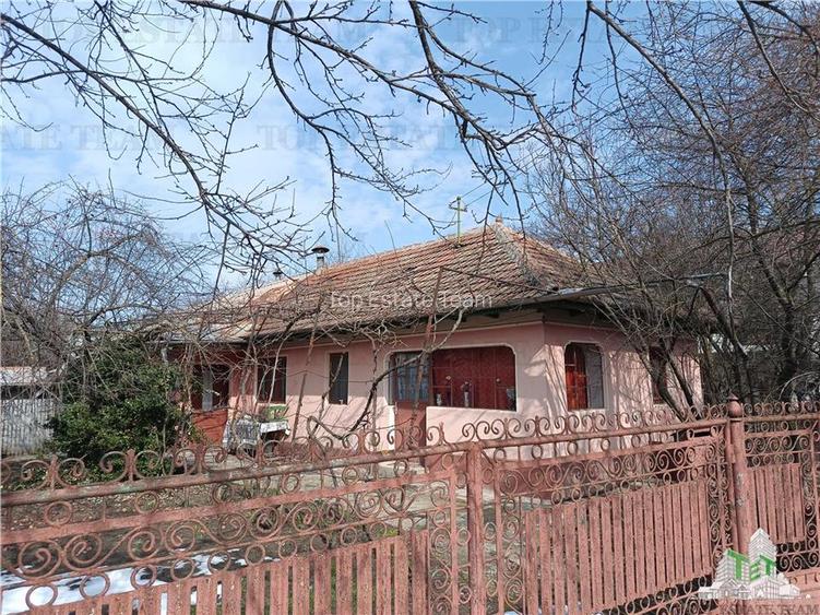 Casa taraneasca traditionala pe parter cu gradina si livada 1700mp in Gruiu, la - 7