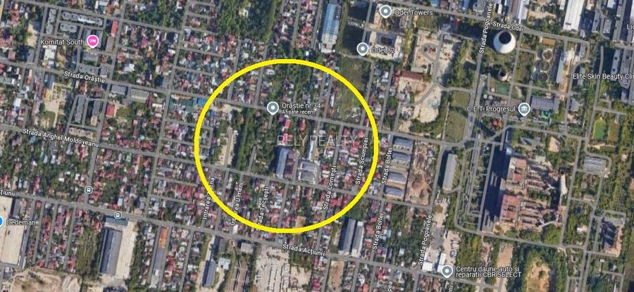 Teren intravilan, 5.356 mp, D: 55 m. zona Progresul, 250 EUR / mp, comision 0% - 3