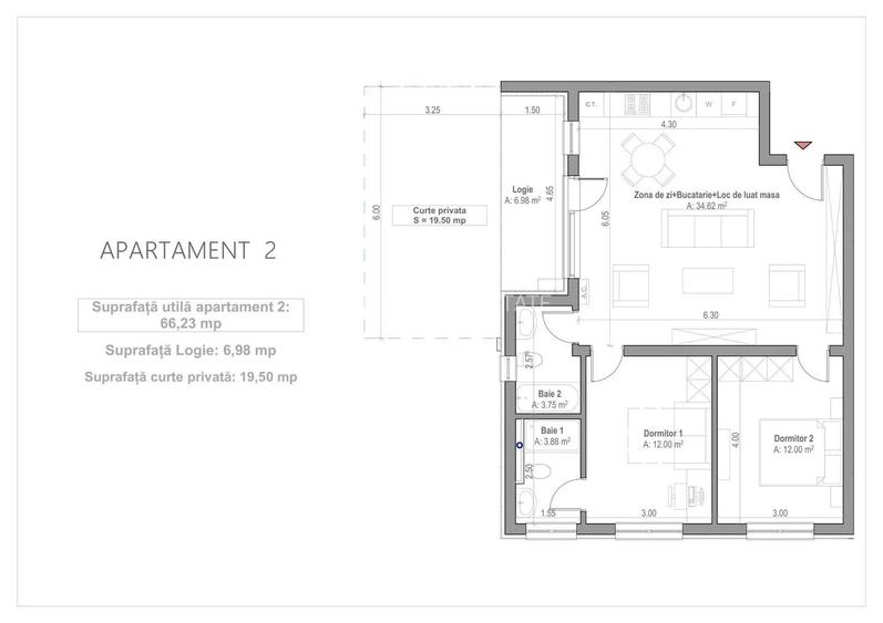 Apartament  3 camere cu gradina, comision 0%, Direct de la dezvoltator - 7