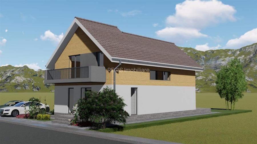 Teren intravilan cu proiect , autorizatie de constructie si fundatie in zona spi - 10