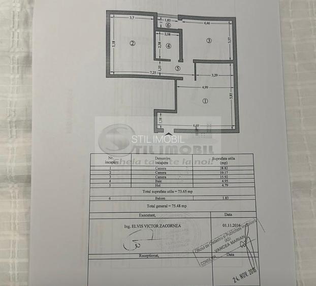Ap 3 camere |76 mp| Lângă Palas |Parcare inclusa| Ideal investiție - 16