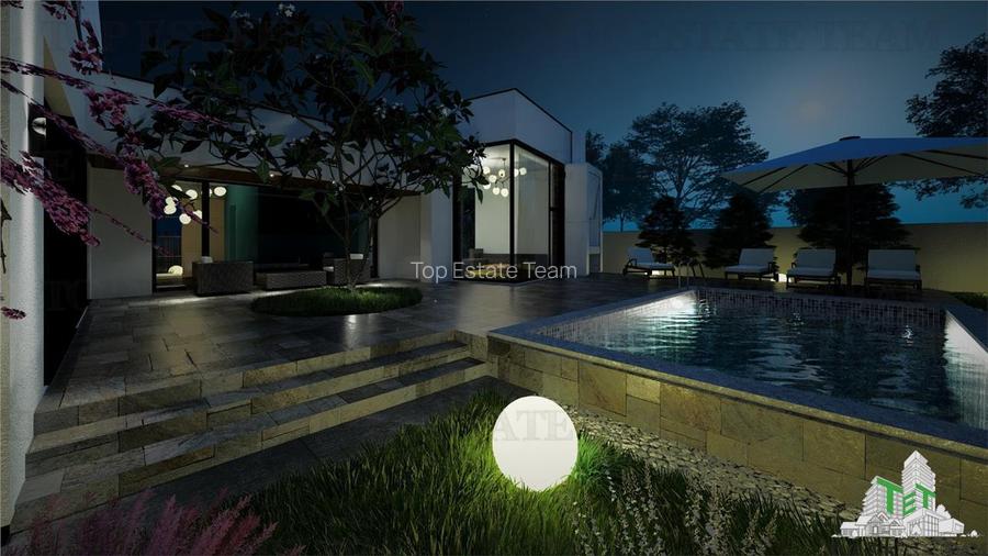 Vila lux teren 700mp cu piscina si garaj langa Soseaua de Centura - 9