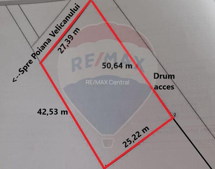 Teren Rasnov -Glajerie, Poiana Velicanului, 1447mp, la str principala - 9