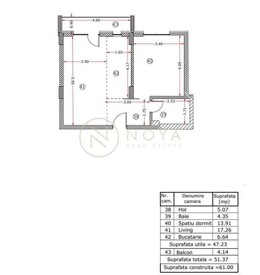 Vanzare 2 camere mobilat Pipera zona OMV - 6