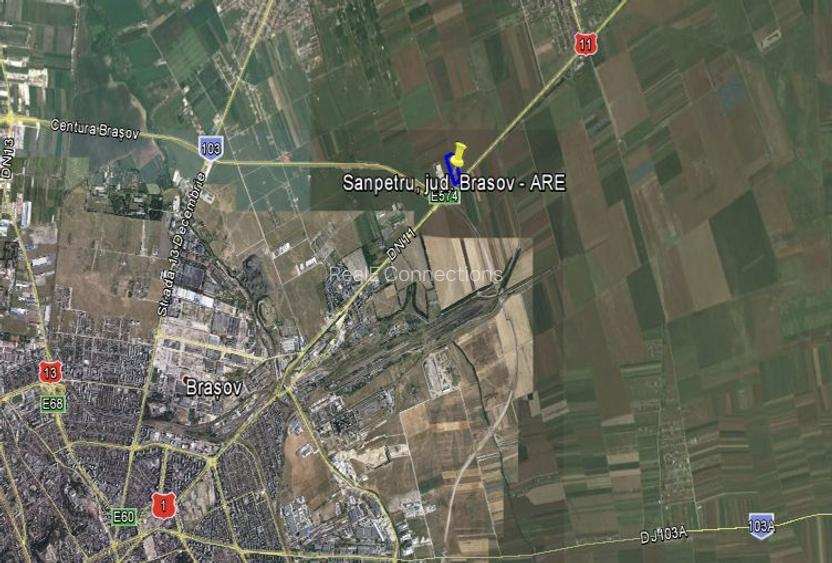 Teren intravilan 41.476 mp Sanpetru DN 11 Centura Brasov - 2