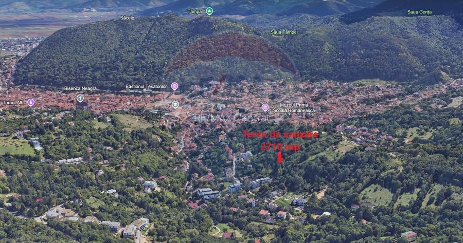 Teren de vânzare – Brașov, zona Dupa Iniste, 2710 mp - 2