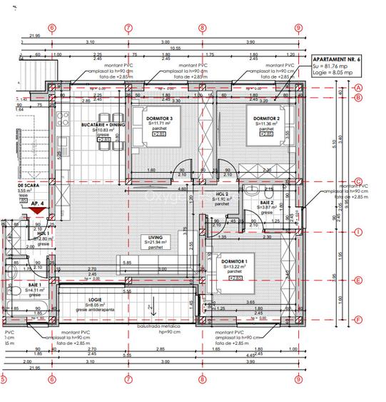 0% Comision, Apartament NOU 4 camere 90 mp , Livada Meses, GARAJ+parcare - 3