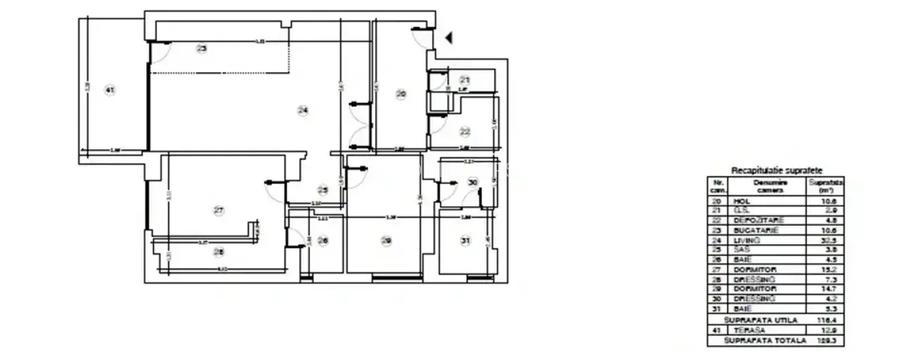 Apartament 2 camere si Terasa 12,90mpI Lux I Parcul Verdi-FloreascaI - 10