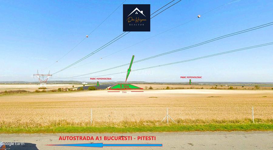 Oportunitate-Teren intravilan-5 ha-langa Pitesti - Parc Fotovoltaic - 2