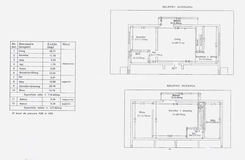 Giroc | 3 camere cu scara interioara |  117 mp | Mobilat-Utilat | 2 parcări - 19