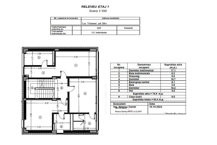 Vanzare - vila NOUA - 6 camere+curte - Iancu Nicolae-Pipera - 2