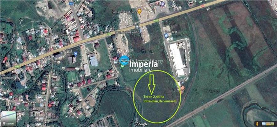 Teren intravilan de vanzare Podu Iloaiei,24415 mp - 2
