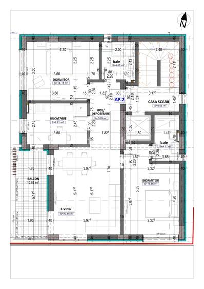 APARTAMENT 3 CAMERE FALEZA NORD  BLOC TIP BOUTIQUE - 2