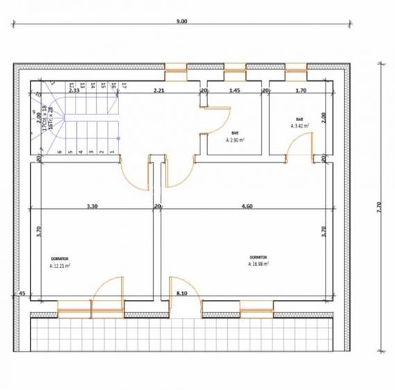Casa de vanzare in Valu lui traian, stil contemporan, 4 camere la cheie. - 6