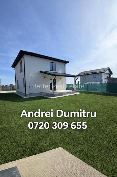 Casă 4 camere Comuna Berceni Ilfov, teren 420 mp, terasă acoperită, curte mare - 2