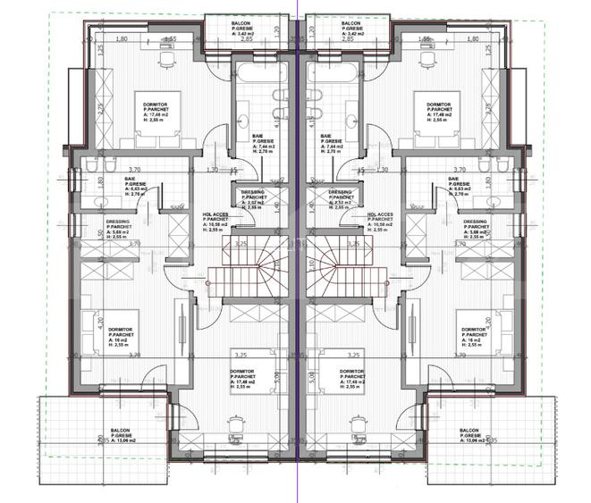 Casa moderna 192 mp, 5 camere, Living, Bucatarie, ansamblu premium - 8