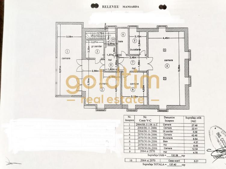 VILA SUPERBA RENOVATA COMPLET 500MP/12 CAMERE/TERASE/GARAJ 2 LOCURI/AVIATORILOR - 61