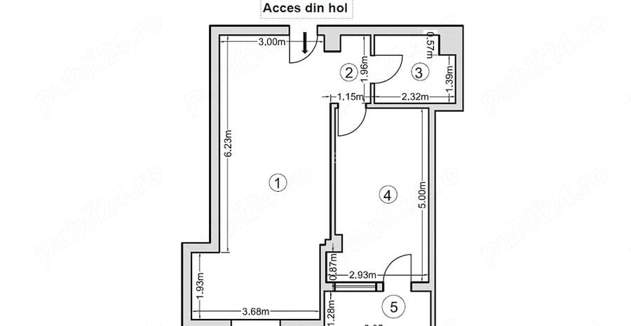 APARTAMENT 2 CAMERE | ZONA CAMPUS | VEDERE LAC - 6