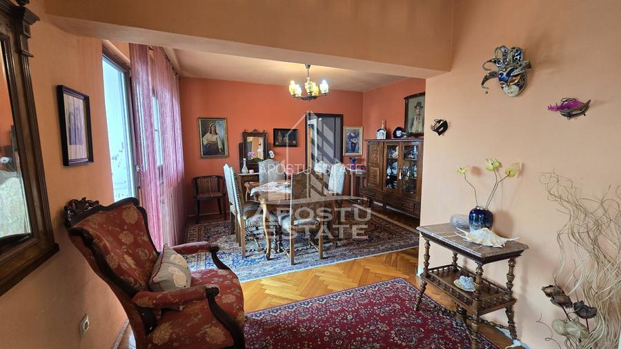 Apartament cu 3 camere, centrala proprie, zona Dacia - 9