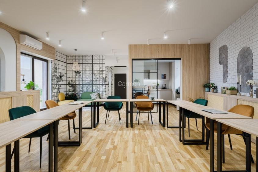 Birou duplex penthouse, renovat lux, complet mobilat și utilat - 16