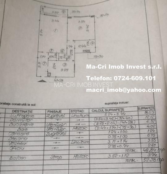 Apartament 2 camere-zona P-ta GORJULUI - 1