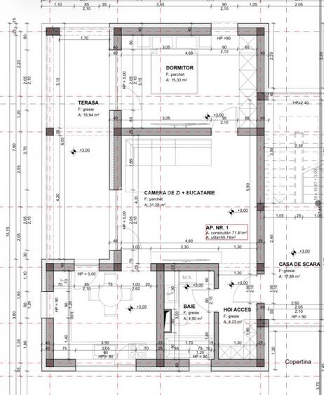 Comision 0% Apartament cu 2 camere si  terasa de 17 mp - Bucovat - 6