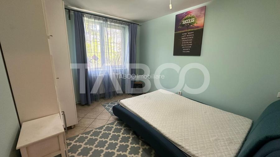 Apartament 3 camere cu balcon mobilat utilat zona Rahovei Sibiu - 7