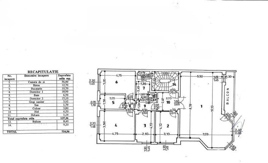 Apartament 4 camere Primaverii - 16