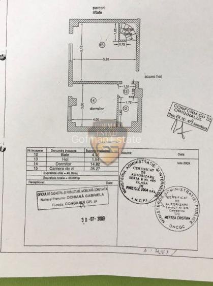 Bloc Miraj 3 Cam Statiunea Mamaia Vedere Frontala Lac, 92 mp Duplex, Hotel Rex - 6