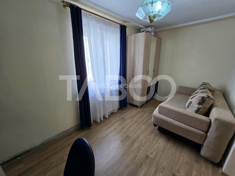 Apartament 2 camere de vanzare etajul 1 mobilat utilat Tiglari Sibiu - 11