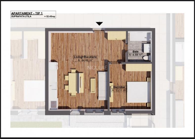 Vănd Apartament 2 Can Strada Trifoiului Dobroesti Fundeni  - 12
