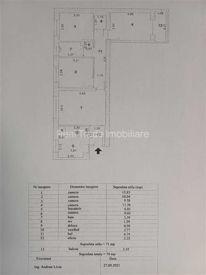 Apartament 4 camere etajul 1 Centrul Civic - 8