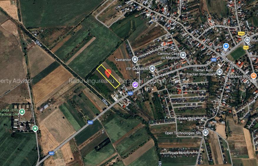 Sabareni - Joita, teren constructii 4750 mp - 2