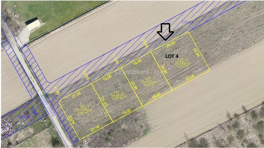🏡 Teren intravilan – 4 loturi disponibile | Lugoj, Strada Crișan - 4