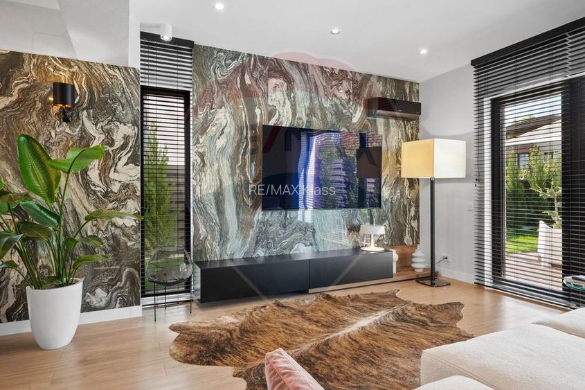 Vila luminoasa, mobilata si utilata Corbeanca / ansamblu cu piscina - 4