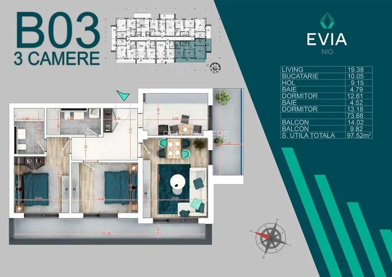 Theodor Pallady Apartament 3 camere Nicolae Teclu - 6