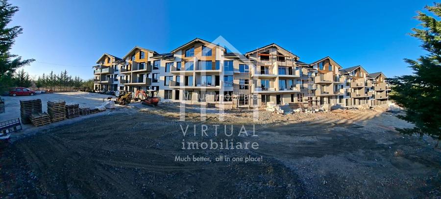 Apartament cu gradina - 3 camere - 61,5 mp + 50 mp gradina - 3