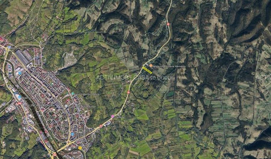 Resita, Teren Intravilan 5615 Mp., 25 Euro Mp., Calea Caransebesului, Memento - 16