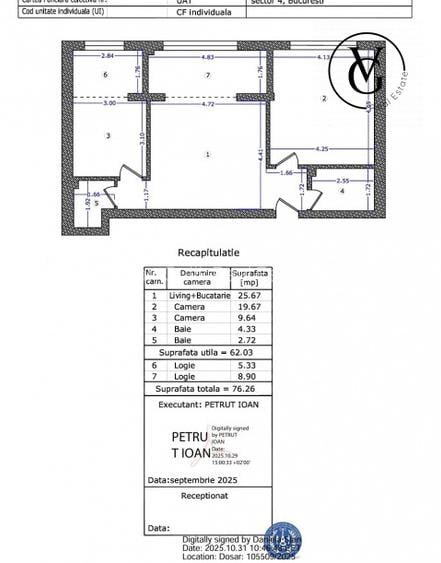 Apartament cu 3 camere Constantin Brâncoveanu, bloc nou de vânzare - 8
