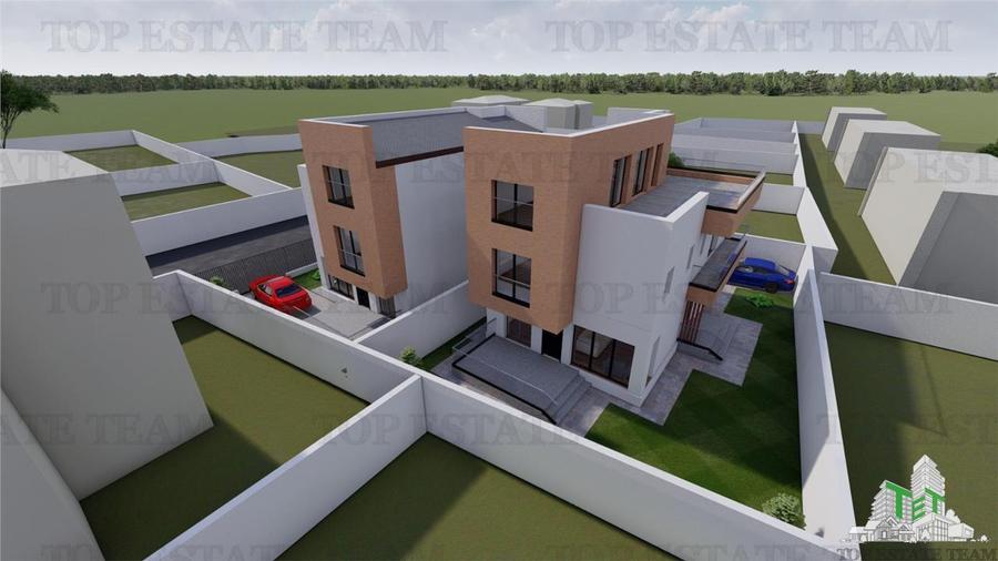 Vila exclusivista, 4 camere, incalzire in pardoseala, finisaje premium, 380V, la