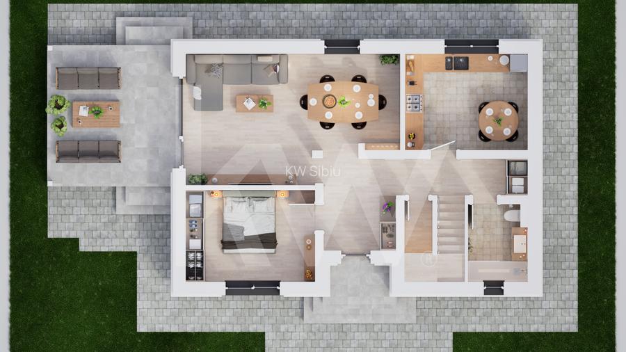 Casa individuala 5 camere in cartier nou Șură Mica - 4