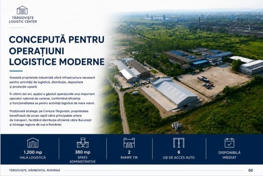 HALĂ INDUSTRIALĂ PREMIUM + BIROURI MODERNE | 1.200 mp + 380 mp | Acces TIR  - 3