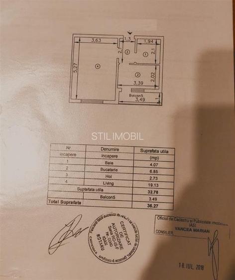 Apartament 1 camera mobilat, bloc 2017, etaj 2, capat Cug Valea Adanca - 9