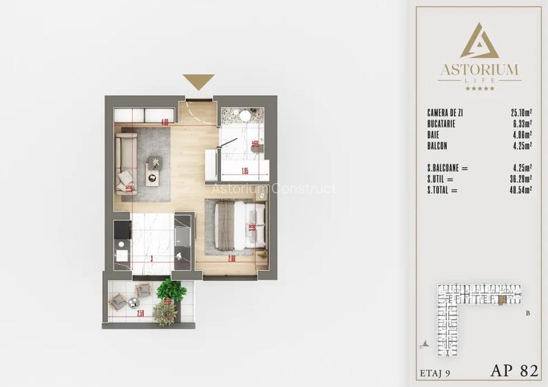 Garsonieră Rezidențial de Lux | Comision 0% | Ideal Investiție sau Locuit - 3