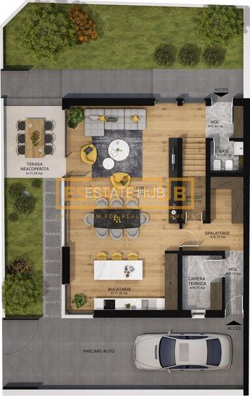 Vila in ansamblu exclusivist, acces la piscină și facilități premium - 10