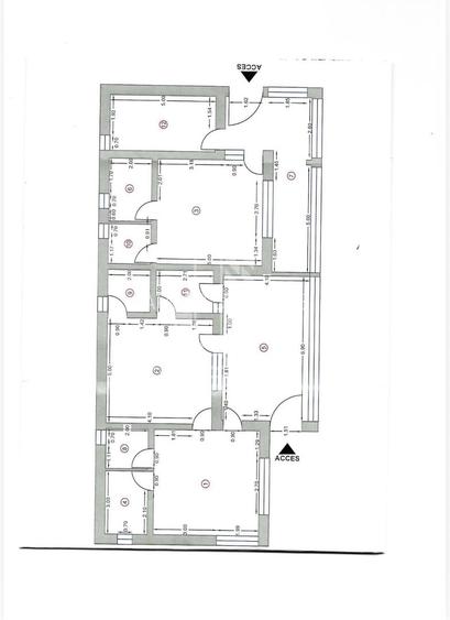 Casa pe parter, individuala de vanzare, 5 camere, 3 bai, Girocului - 11