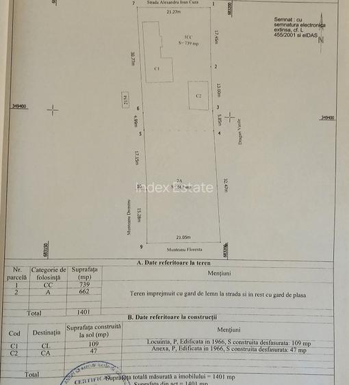 Casa (2 corpuri) si curte de 1401 mp la soseaua principala, Amara! - 3
