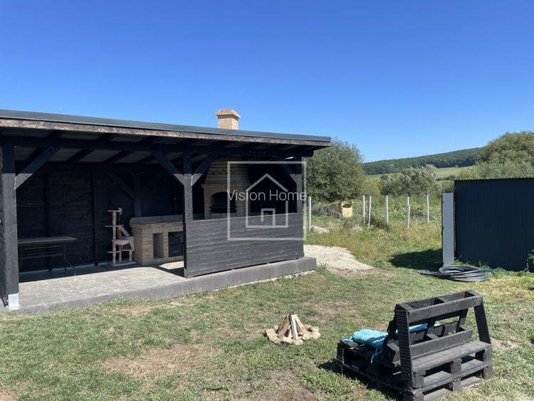 Teren 829 mp autorizatie de constructie 4 cabanute A-frame in Tocile - 5